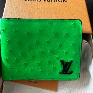 ルイヴィトン(LOUIS VUITTON)の【超レア】ルイヴィトン　ポルトフォイユ　オーストリッチ(折り財布)