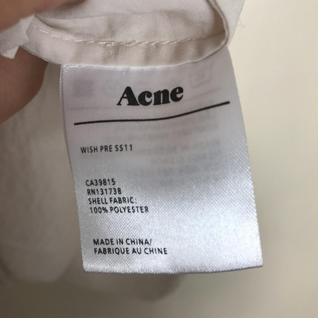 ACNE(アクネ)のAcneノースリーブブラウス レディースのトップス(シャツ/ブラウス(半袖/袖なし))の商品写真