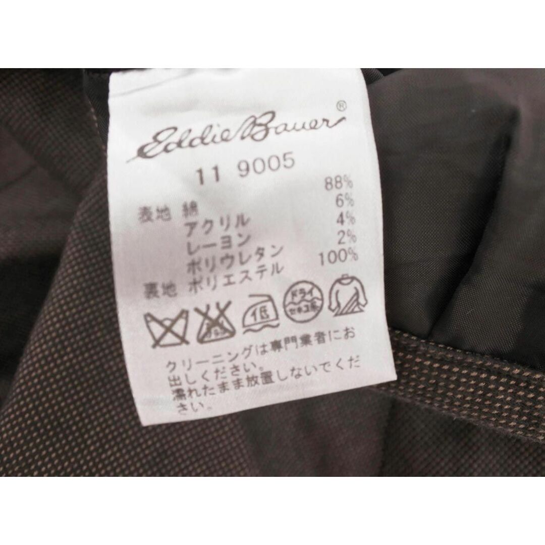 Eddie Bauer(エディーバウアー)のEddie Bauer エディーバウアー Aライン 台形 スカート sizeP8/ブラウン ■■ レディース レディースのスカート(ミニスカート)の商品写真