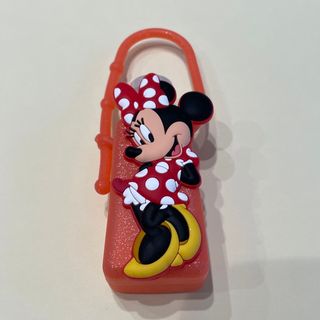 ディズニー(Disney)の【ディズニー】ミニーマウス　ハンドジェル　シリコンホルダー＆空ボトル(アルコールグッズ)