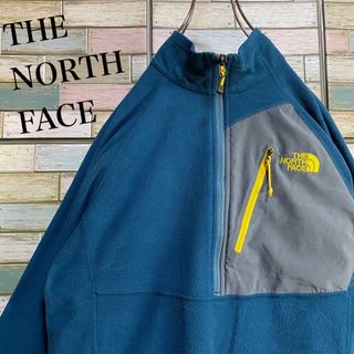 ザノースフェイス(THE NORTH FACE)のザノースフェイス　ハーフジップ　フリースシャツ　ワンポイント刺繍ロゴ(スウェット)