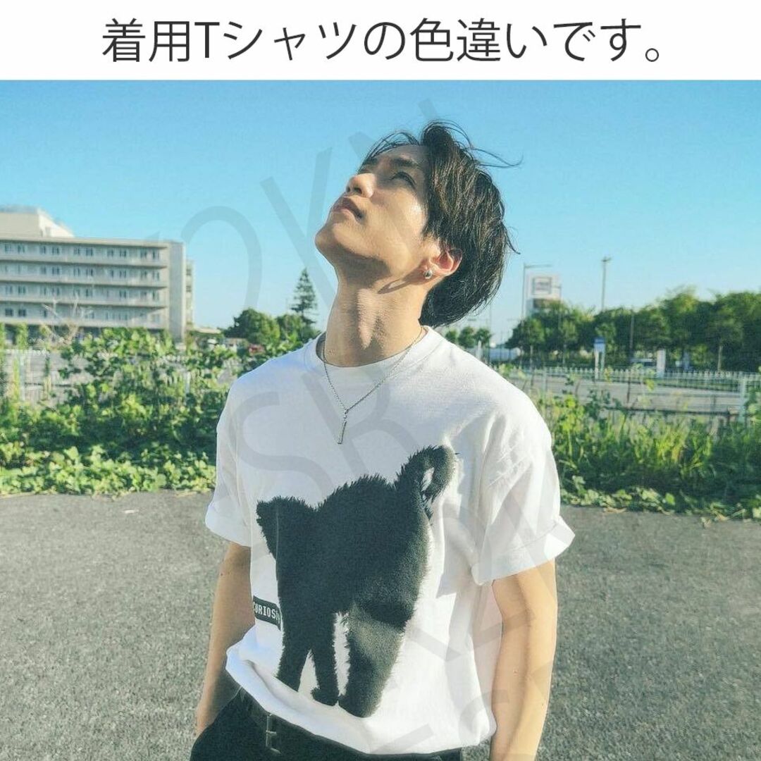 THE RAMPAGE(ザランページ)の【新品】THE RAMPAGE 藤原樹 着用 Tシャツ 色違い同型 猫 ランペ エンタメ/ホビーのタレントグッズ(ミュージシャン)の商品写真