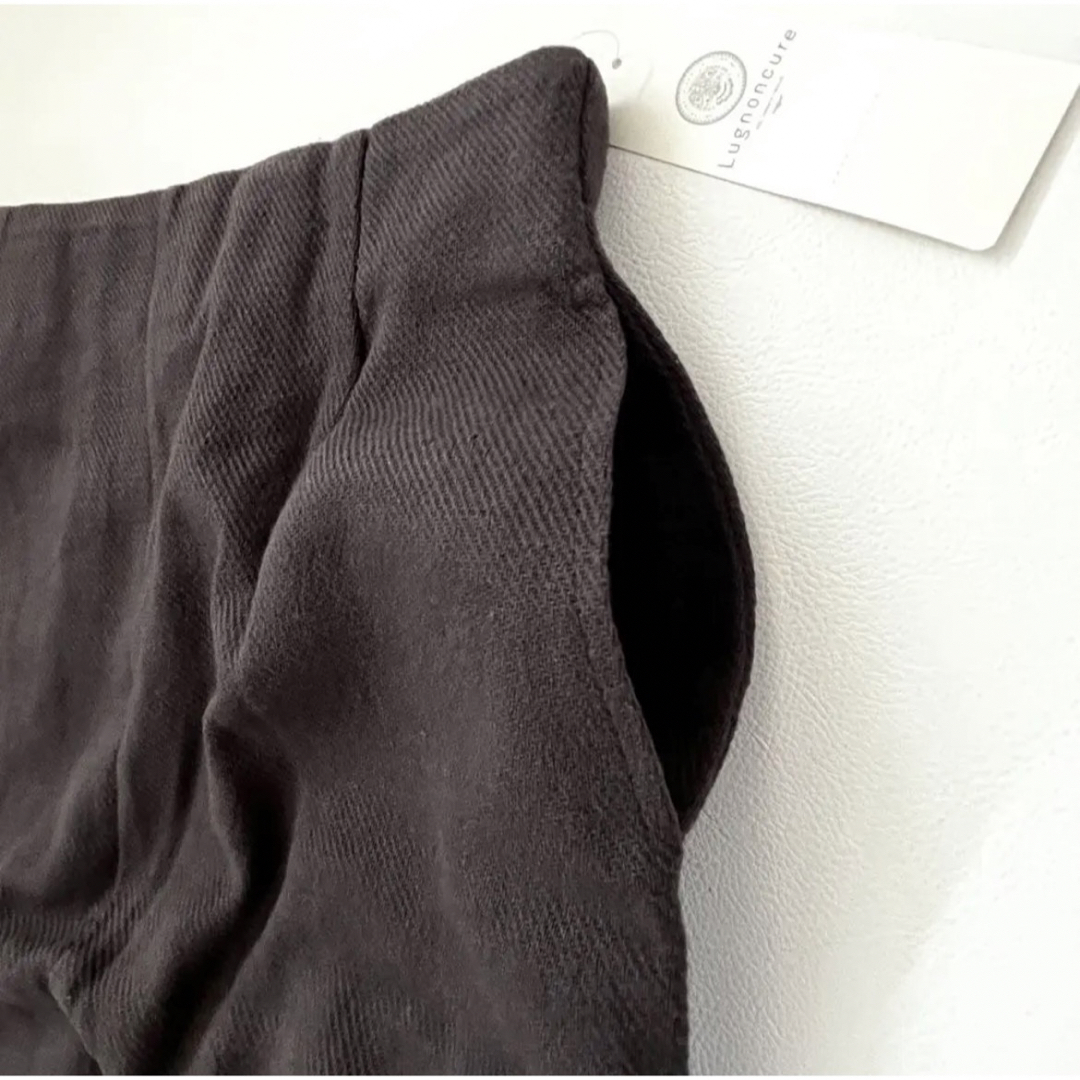 Lugnoncure(ルノンキュール)の新品✨Lugnoncure カット ツイル スカート タイト ロング 茶 タグ付 レディースのスカート(ロングスカート)の商品写真