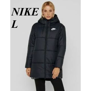 ナイキ(NIKE)の【L】新品 ナイキ ウィメンズ SYN 黒 中綿ジャケット ベンチコート(ダウンジャケット)