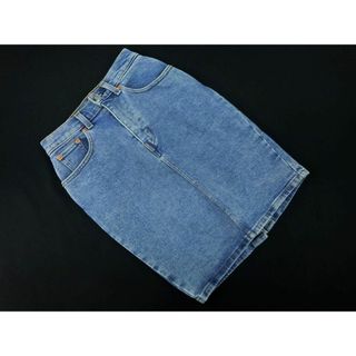 リーバイス(Levi's)のリーバイス タイト デニムスカート size24/青 ■■ レディース(ミニスカート)