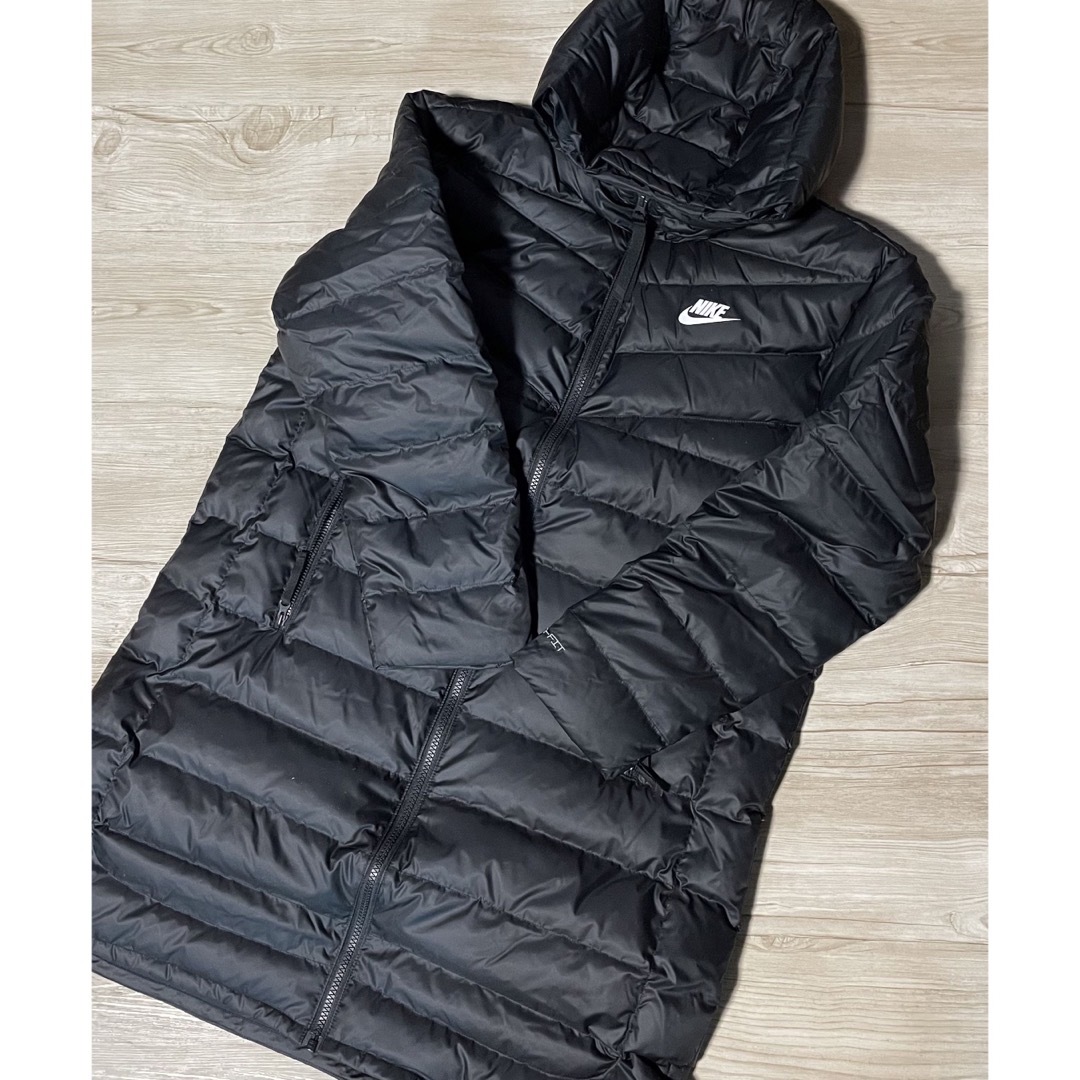 【L】新品 NIKE ナイキ ダウンジャケット ダウンコート 黒 ウィメンズ