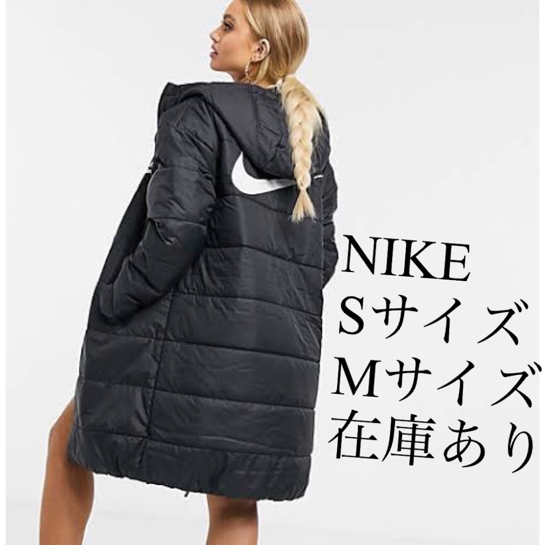 【XL】NIKE ナイキ 中綿ジャケット ベンチコート ダウンジャケット 黒