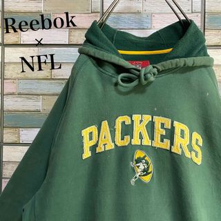 リーボック(Reebok)のリーボック×NFL グリーンベイパッカーズ　パーカー　ビッグロゴ(パーカー)