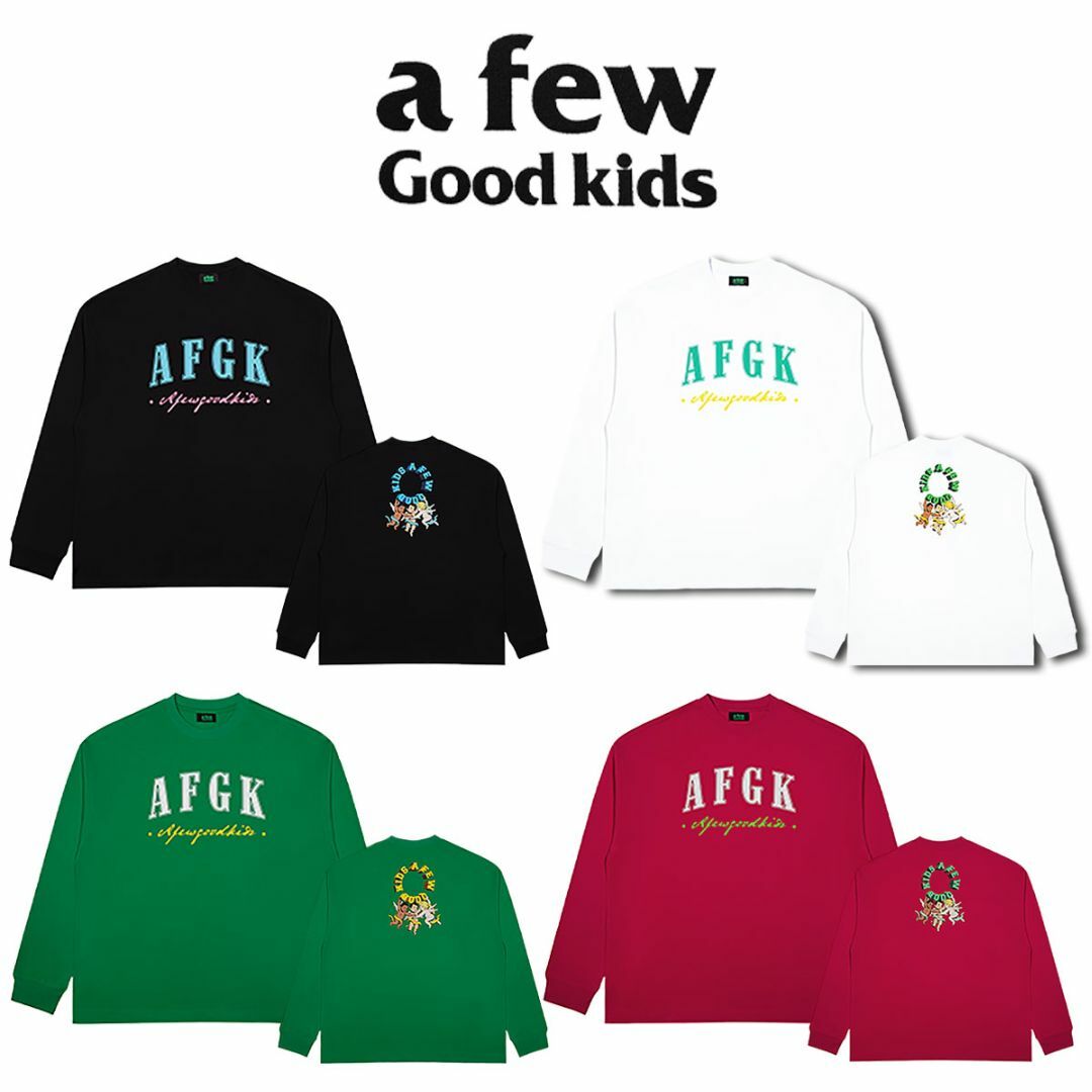 A FEW GOOD KIDS 正規品 男女兼用 エンジェル ロンT XL仕様全てラバープリント