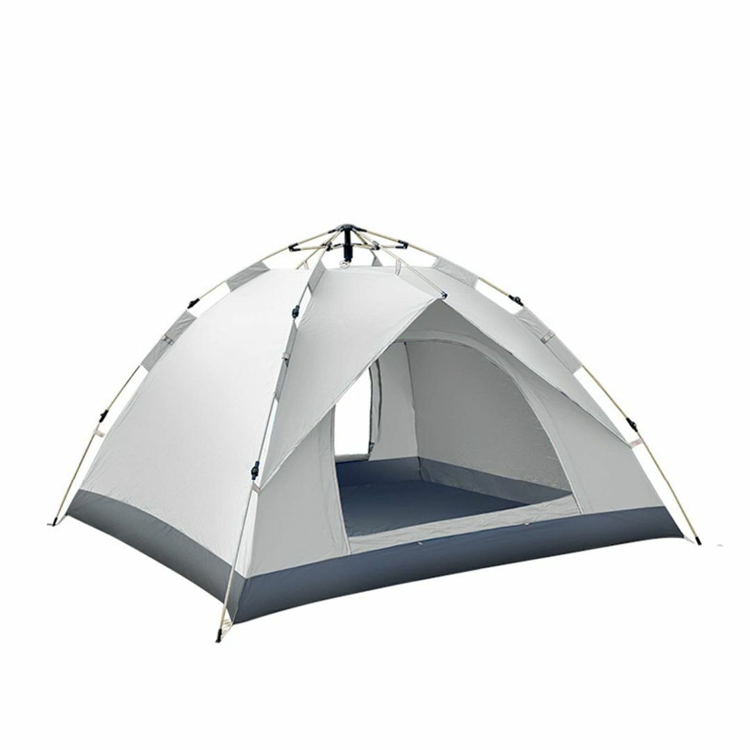 UKGlampingワンタッチテント、単層テント、3～4人用、防水PU材料、簡単