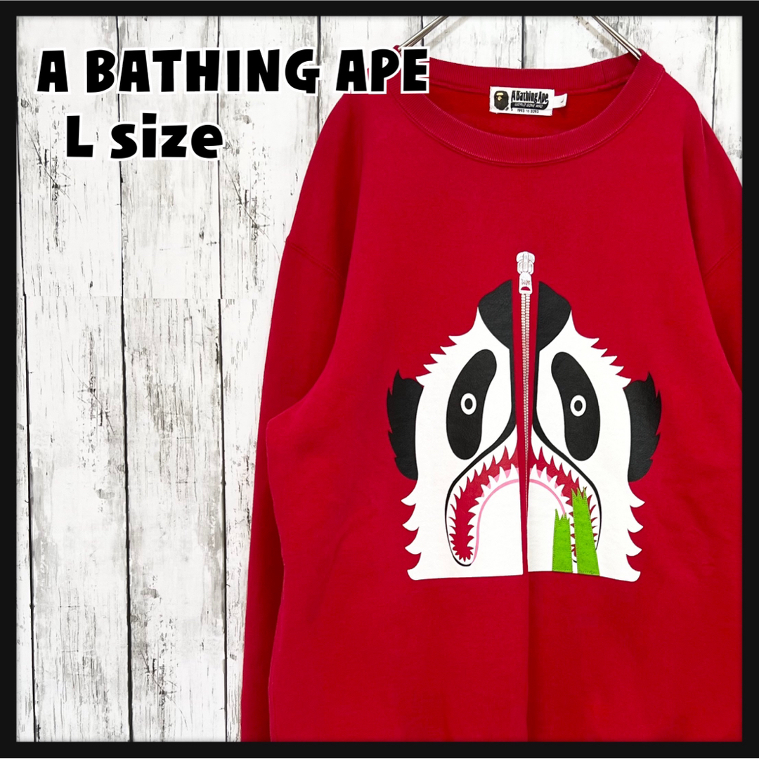 A BATHING APE - ア ベイシング エイプ/ABPE パンダ スウェット