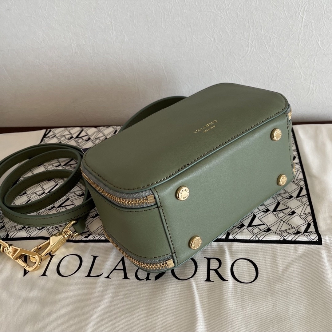 新品 ヴィオラドーロ グリーン 2way バッグ ショルダーバッグ ハンドバッグ