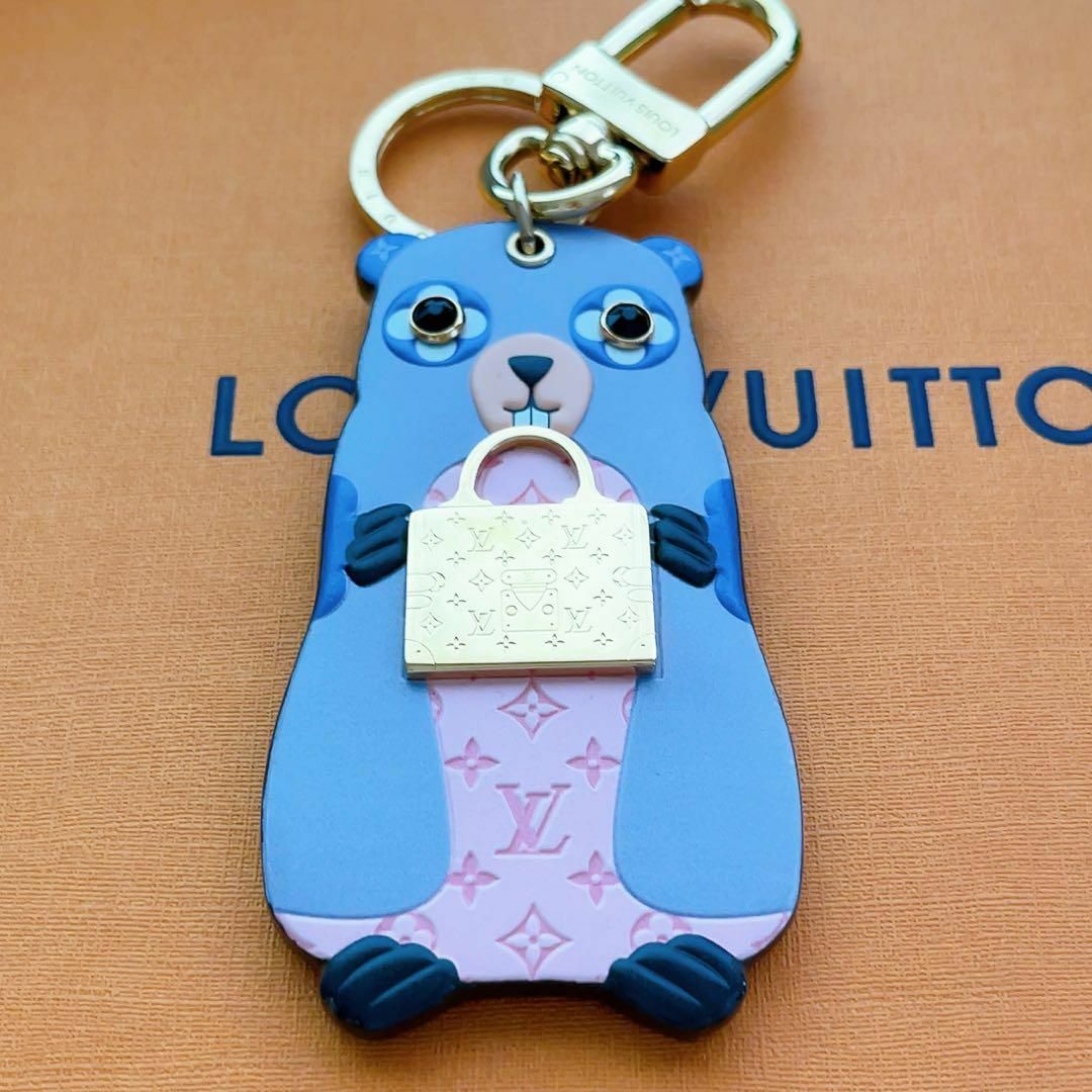 ルイヴィトン M01350 キーホルダー LV マーモット バッグチャーム