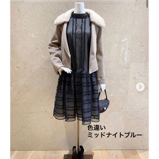 FOXEY - 美品 FOXEY フォクシー チンチラ カシミヤウール 中綿 ベスト