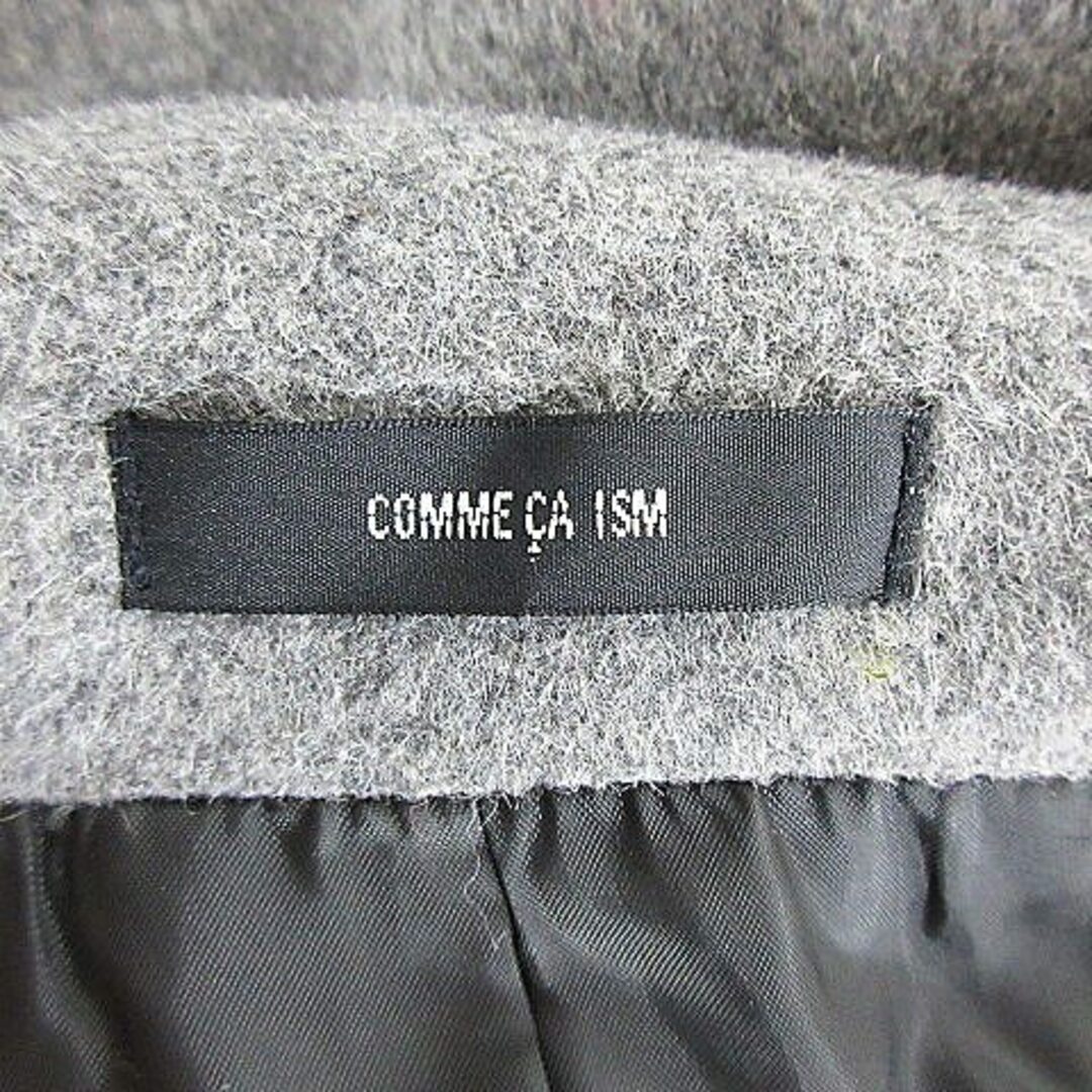 COMME CA ISM(コムサイズム)のコムサイズム ステンカラーコート ロング 長袖 無地 L グレー アウター レディースのジャケット/アウター(その他)の商品写真