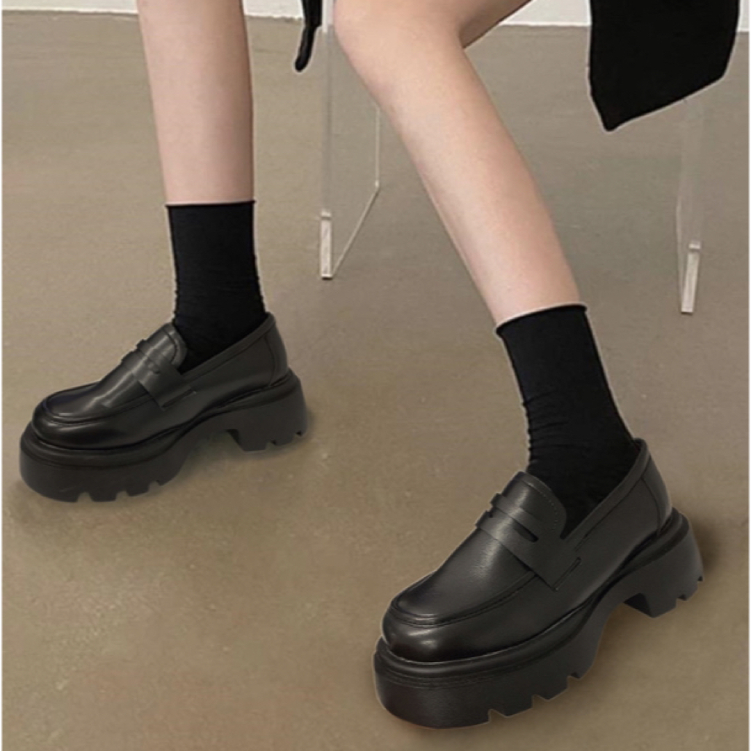 GRL(グレイル)のGRL ボリュームソールローファー レディースの靴/シューズ(ローファー/革靴)の商品写真