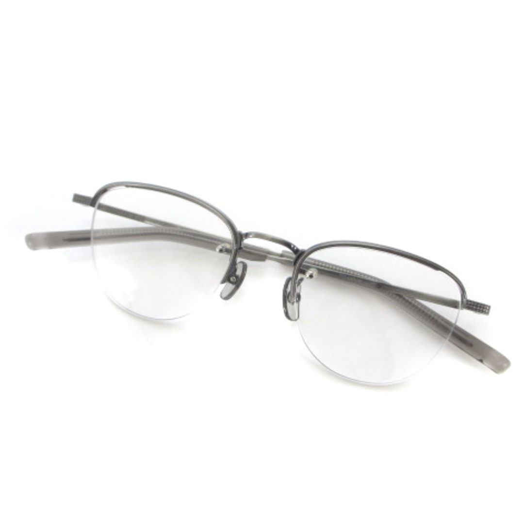 フォーナインズ 999.9 O-50T メガネ めがね 眼鏡 ハーフリム 度なし