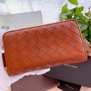 新品 ボッテガヴェネタ BOTTEGA VENETA 長財布 コンチネンタル ウッド