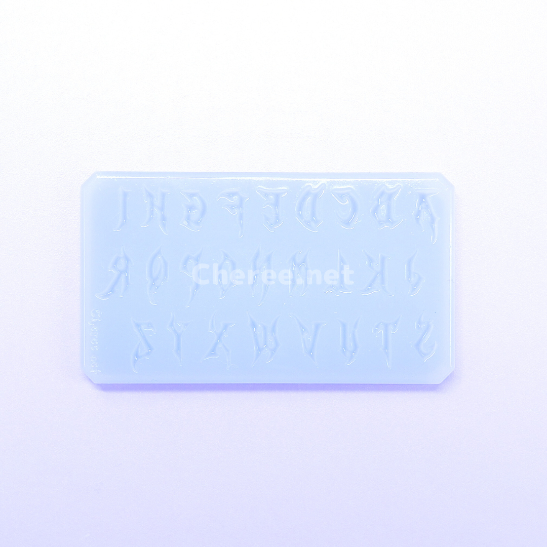シリコンモールド GHOST アルファベット 大文字 ゴス メタル ハロウィン シリコンモールド GHOST アルファベット 大文字 ゴス メタル ハロウィン