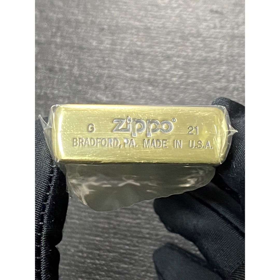 zippo ミリオンゴッド 立体メタル ゴールド 希少モデル 2019年製