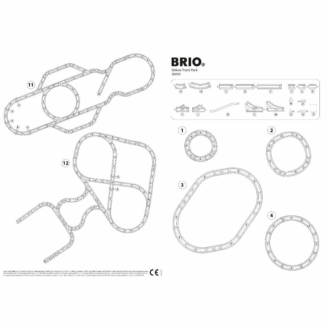 BRIO (ブリオ) 追加レールセット トラックDXパック 36030 [全70 3