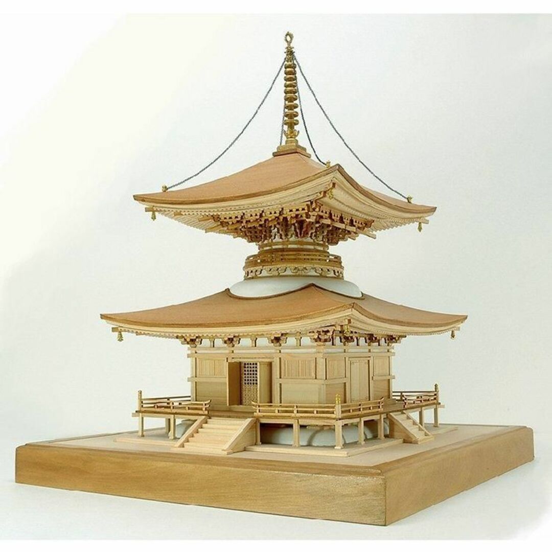 【新品・未使用】1/50 石山寺 多宝塔 ウッディジョー（Woody JOE）