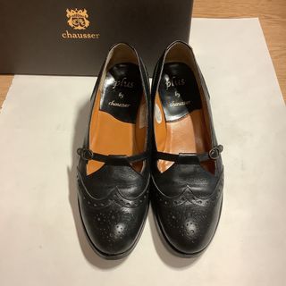 chausser - 美品【ショセchausser】メダリオンウィングチップシューズ ... 美品【ショセchausser】メダリオンウィングチップシューズ白 裏貼り済み