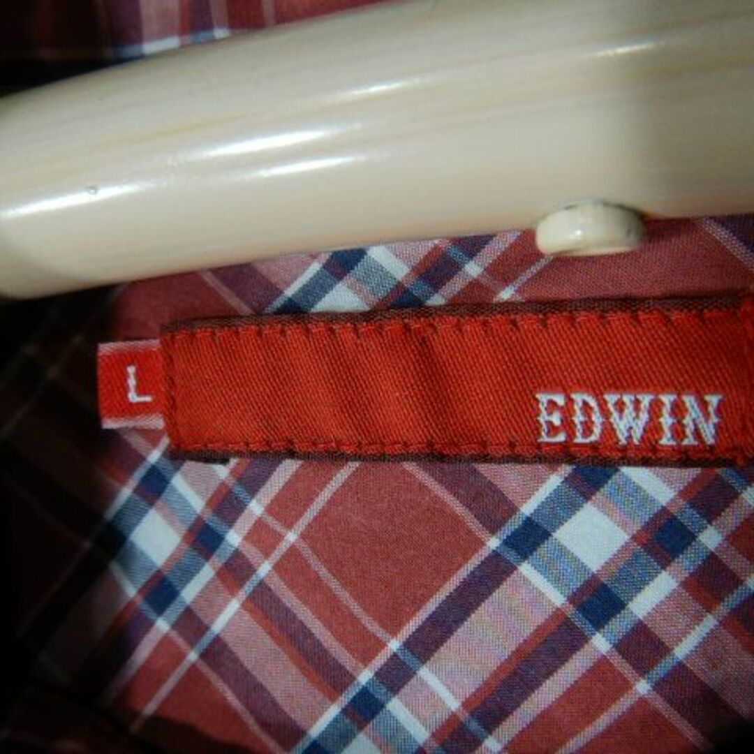 EDWIN(エドウィン)のo6945　EDWIN　エドウィン　半袖　チェック　デザイン　シャツ メンズのトップス(シャツ)の商品写真
