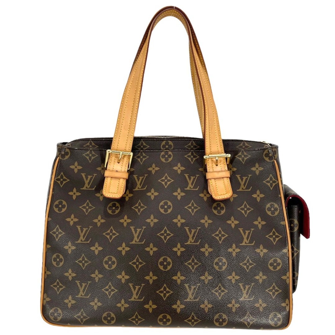 LOUIS VUITTON ルイヴィトン トートバッグ モノグラム ハンドバッグ ミュルティプリシテ ブラウン 茶 鞄 かばん  M51162    ゴールド金具 レディース【品】