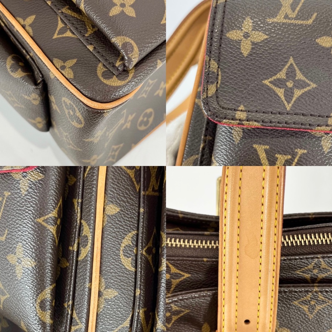 LOUIS VUITTON ルイヴィトン トートバッグ モノグラム ハンドバッグ ミュルティプリシテ ブラウン 茶 鞄 かばん  M51162    ゴールド金具 レディース【品】