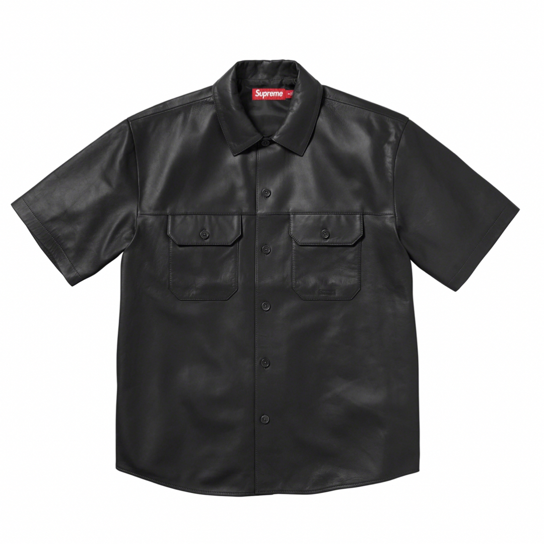 Supreme - supreme Leather Work Shirtの+bstrading.net