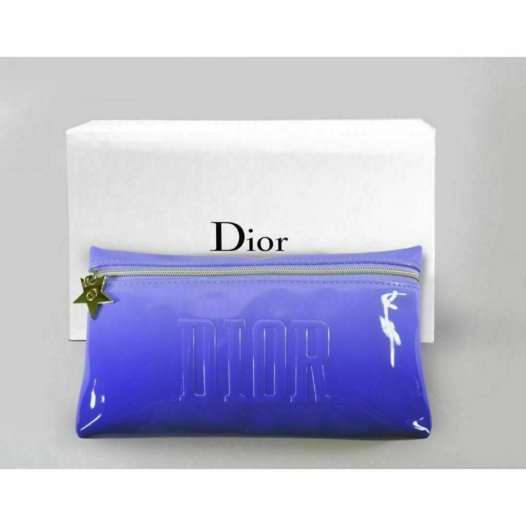 Dior(ディオール)のdorp1blu 新品未使用本物 Dior ディオール　ノベルティエナメルポーチ レディースのファッション小物(ポーチ)の商品写真