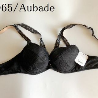 オーバドゥ(Aubade)のD65☆オーバドゥAubade　フランス海外高級ランジェリー　ブラック(ブラ)