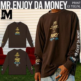 MR.ENJOY DA MONEY 正規品 ロゴプリント ロンT XL(Tシャツ/カットソー(七分/長袖))