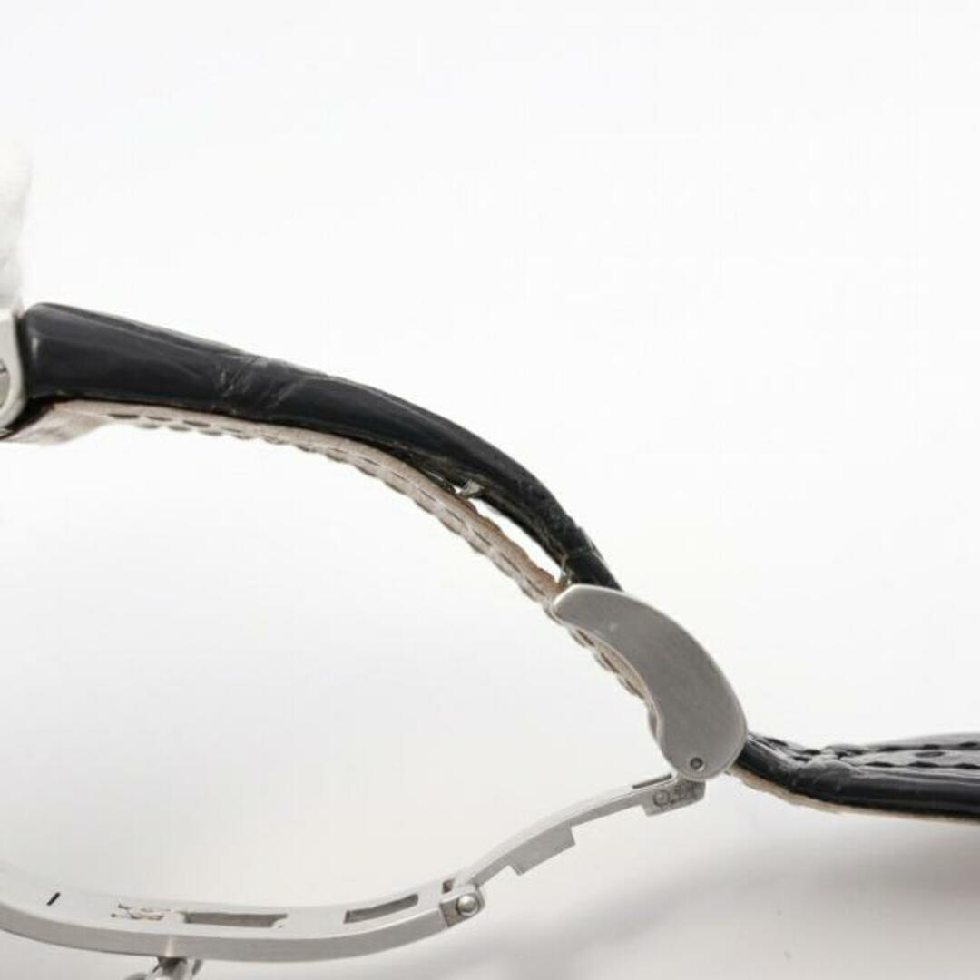 BVLGARI(ブルガリ)のエルゴン メンズ 腕時計 自動巻き SS レザー シルバー ブラック ブラック文字盤 メンズの時計(腕時計(アナログ))の商品写真