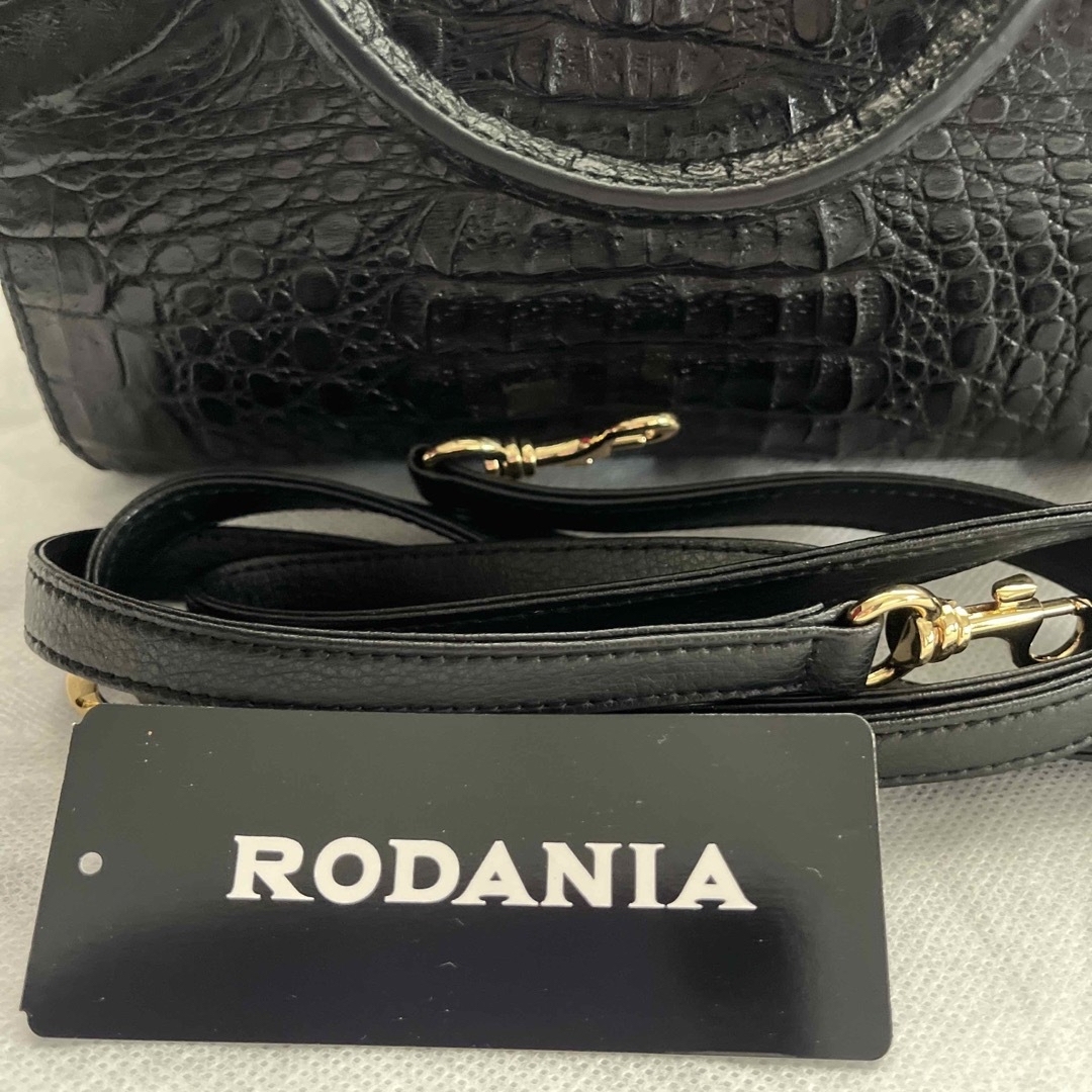 RODANIA(ロダニア)の最終価格！RODANIA クロコダイル　2wey バッグ　新品 レディースのバッグ(ハンドバッグ)の商品写真