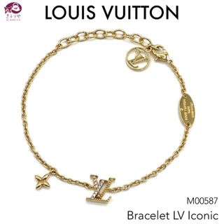 ルイヴィトン(LOUIS VUITTON)のルイヴィトン M00587 ブレスレット LV アイコニック 箱 保存袋付き(ブレスレット/バングル)