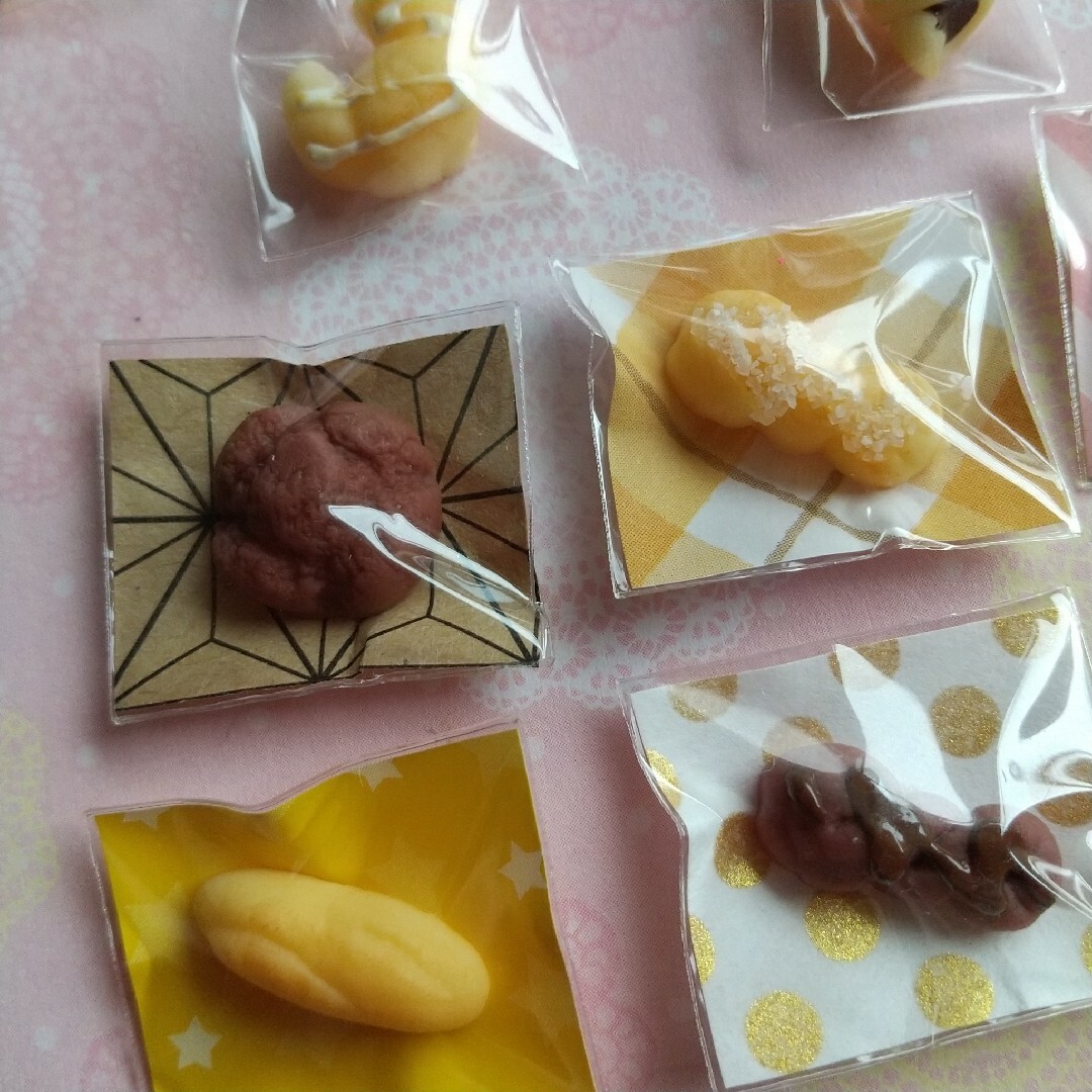 【再販】ミニチュアスイーツ#341☆12個 パンMIX ラッピングセット 【再販】ミニチュアスイーツ#341☆12個 パンMIX ラッピングセット