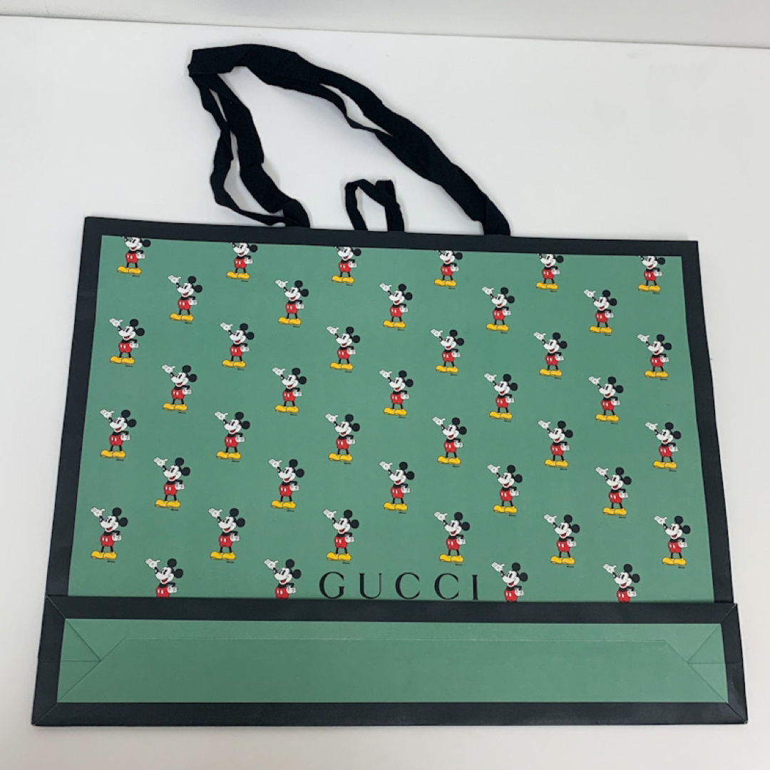 GUCCI グッチ　ミッキー　コラボ　紙袋　ショッピングバッグ ショッパーバッグ