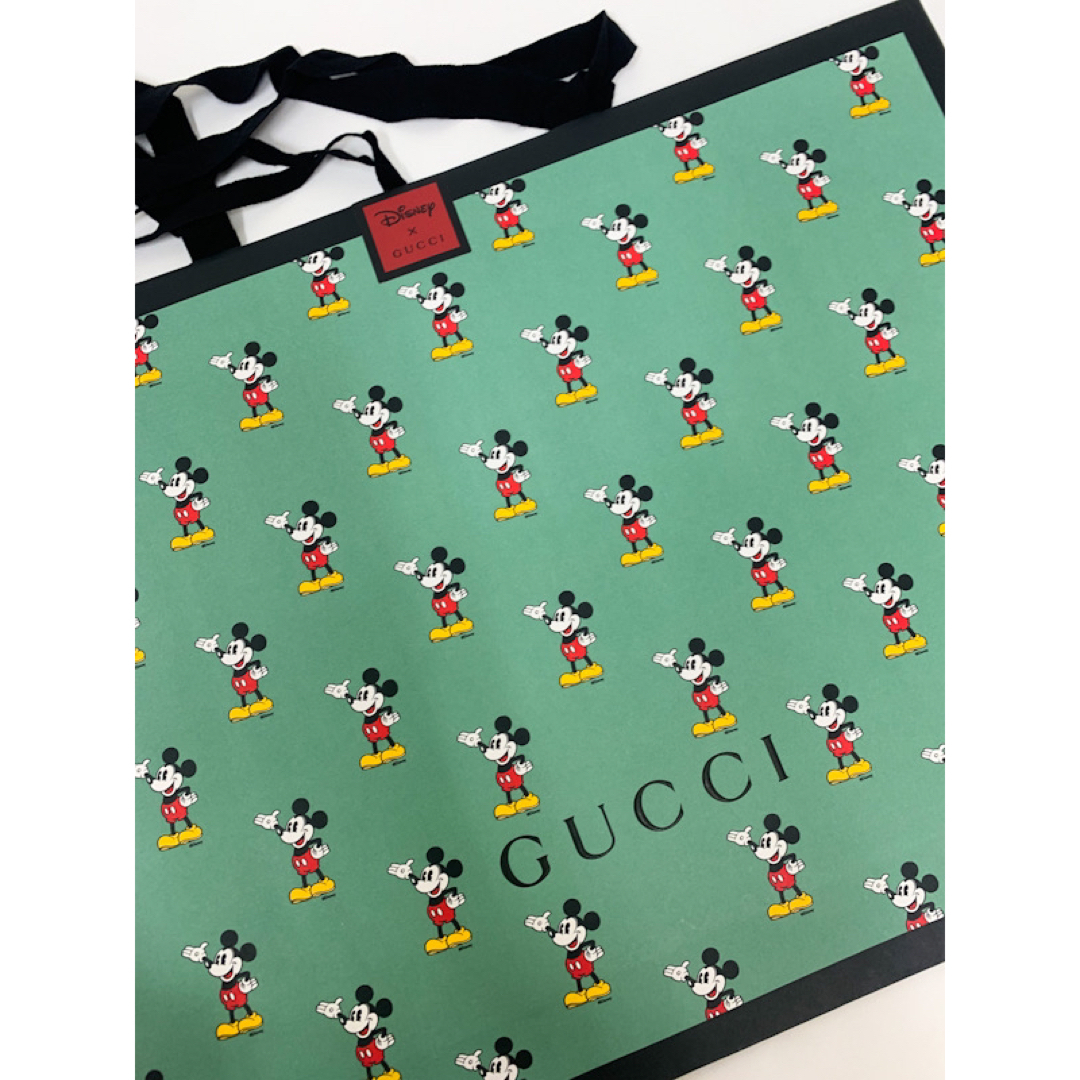 GUCCI グッチ　ミッキー　コラボ　紙袋　ショッピングバッグ ショッパーバッグ