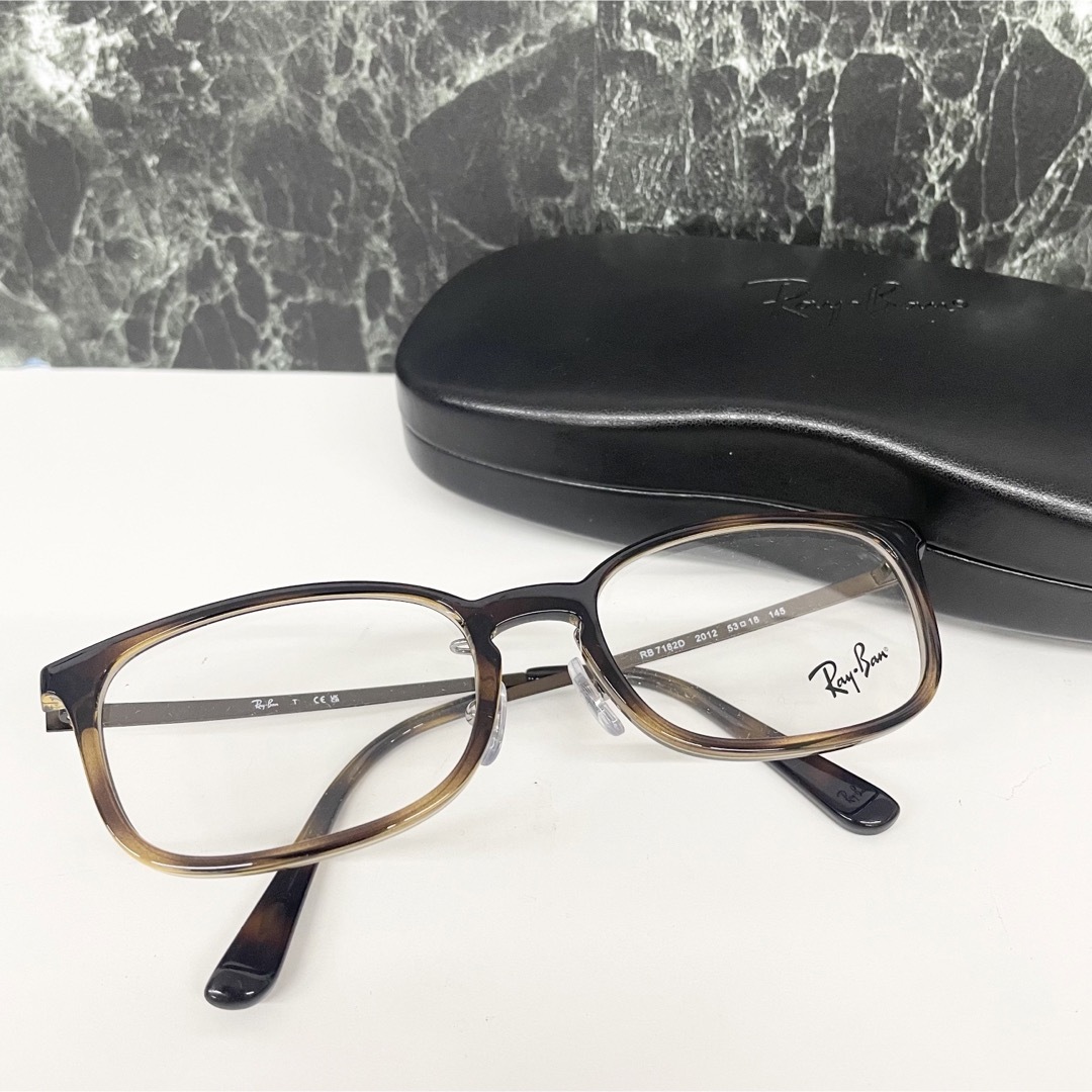 RayBan レイバン メガネフレーム RB7182D ダークハバナ - サングラス