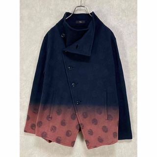 Y´s 18AW ドットジャガード アシンメトリージャケット 2-