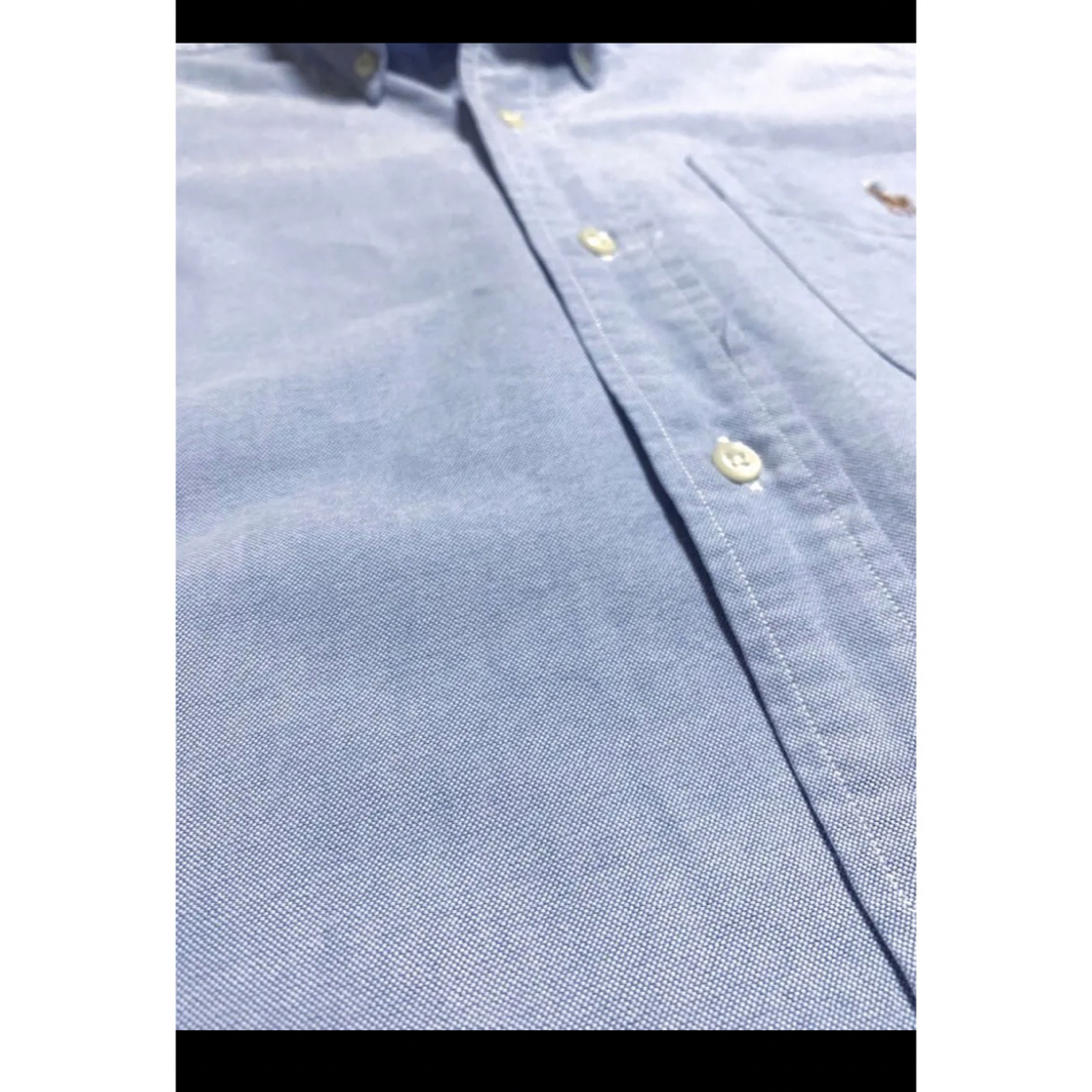 【希少 胸ポケット付き】 ラルフローレン 半袖 シャツ サックスブルー 1507