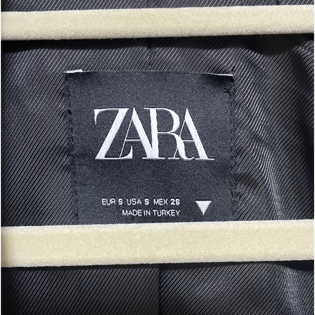 ZARA(ザラ)のZARA テーラードジャケット(チェック柄)Sサイズ レディースのジャケット/アウター(テーラードジャケット)の商品写真