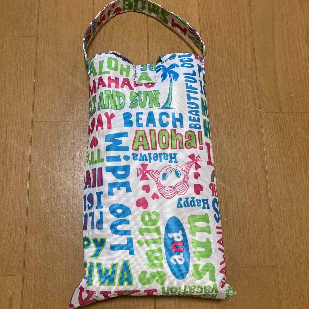 エコバッグ(大) レジかごサイズ ハワイ雑貨 Happy Haleiwa レディースのバッグ(エコバッグ)の商品写真