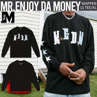 MR.ENJOY DA MONEY 正規品 男女兼用 ワッペン ロゴ 長袖 XL(Tシャツ/カットソー(七分/長袖))