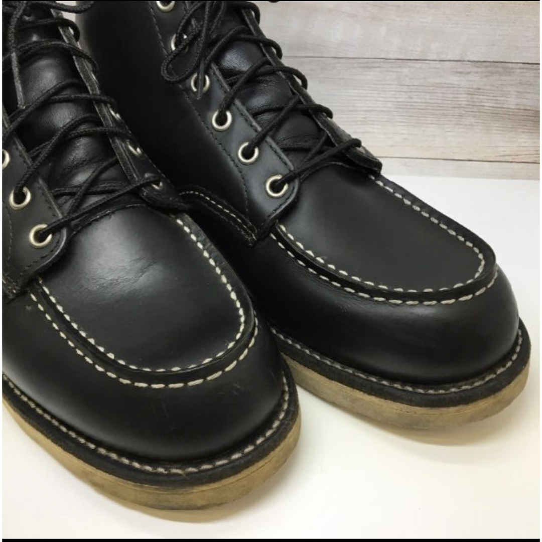 RED WING SHOES　黒　ワークブーツ