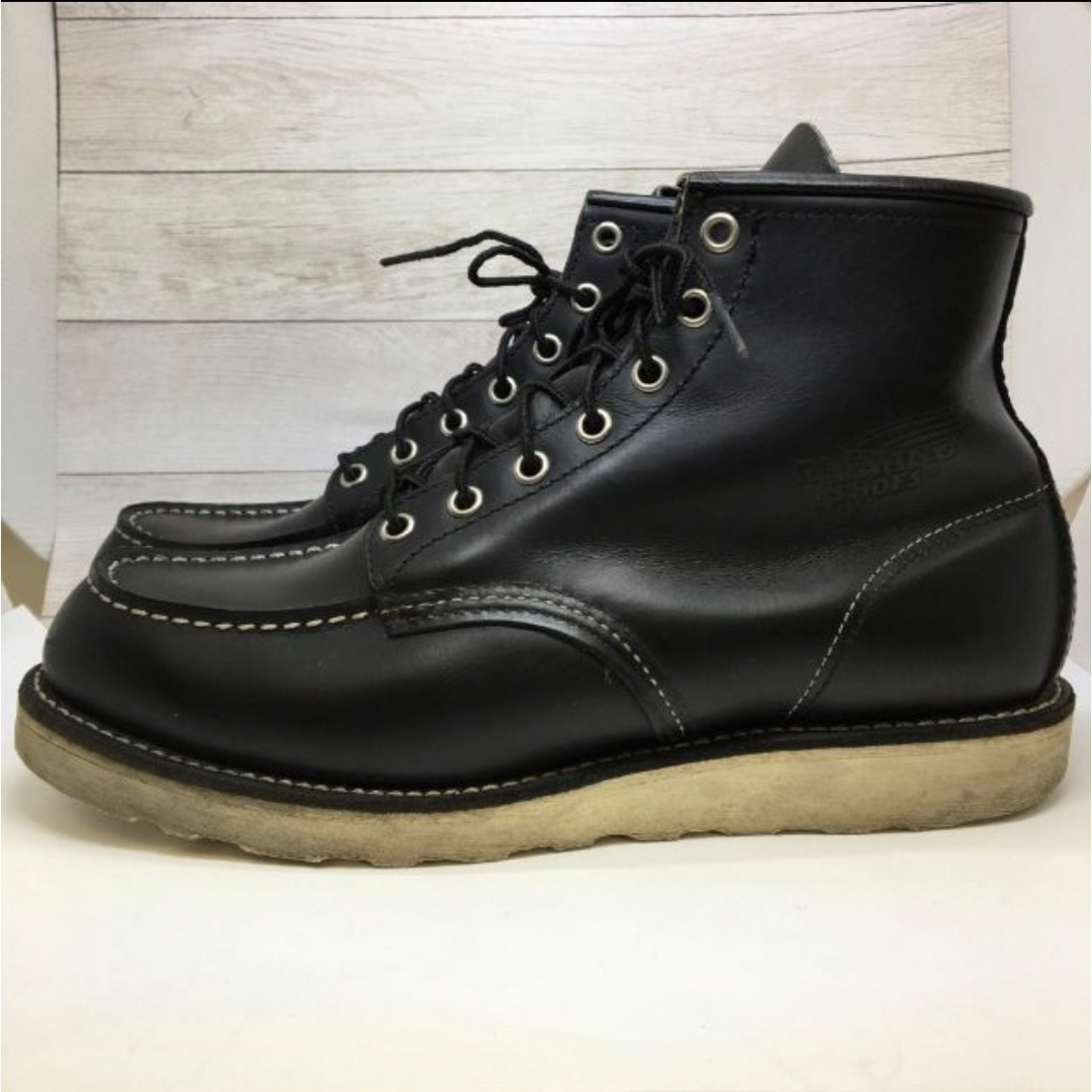 RED WING SHOES　黒　ワークブーツ