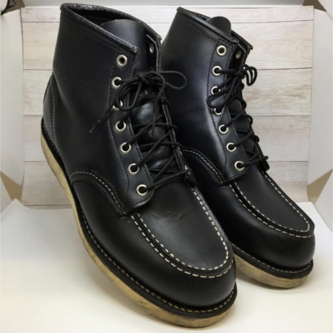 RED WING SHOES　黒　ワークブーツ