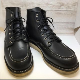 レッドウィング(REDWING)のRED WING SHOES　黒　ワークブーツ(ブーツ)